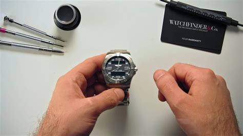 breitling digital|how to set breitling aerospace.